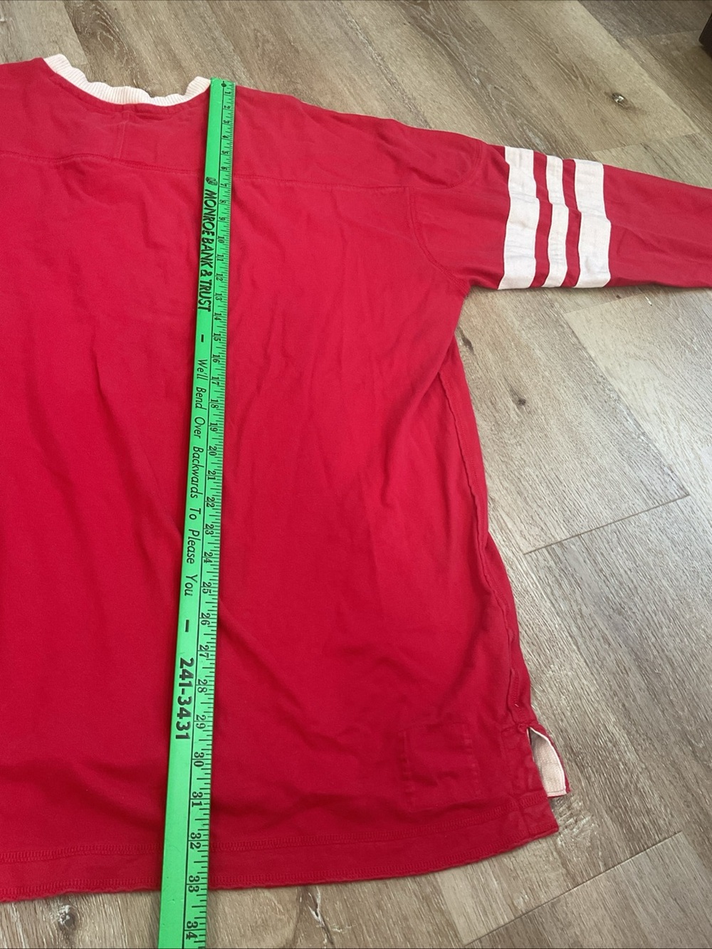 Mitchell & Ness - Red Detroit Red Wings Pullover Hockey Jersey with White Trim - Picture 13 of 13